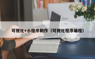 涿州可视化+小程序制作（可视化程序编程）